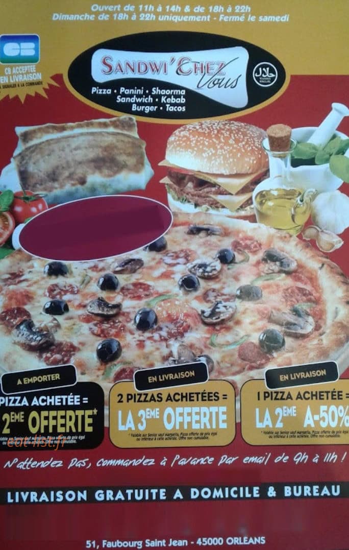 Food Sparks — carte page 1