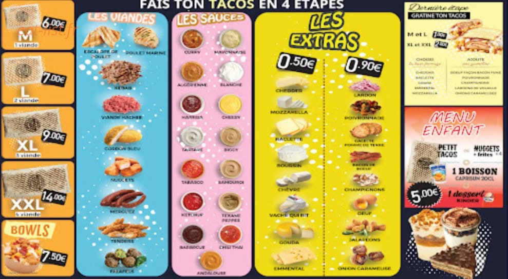 Food Sparks — carte page 3