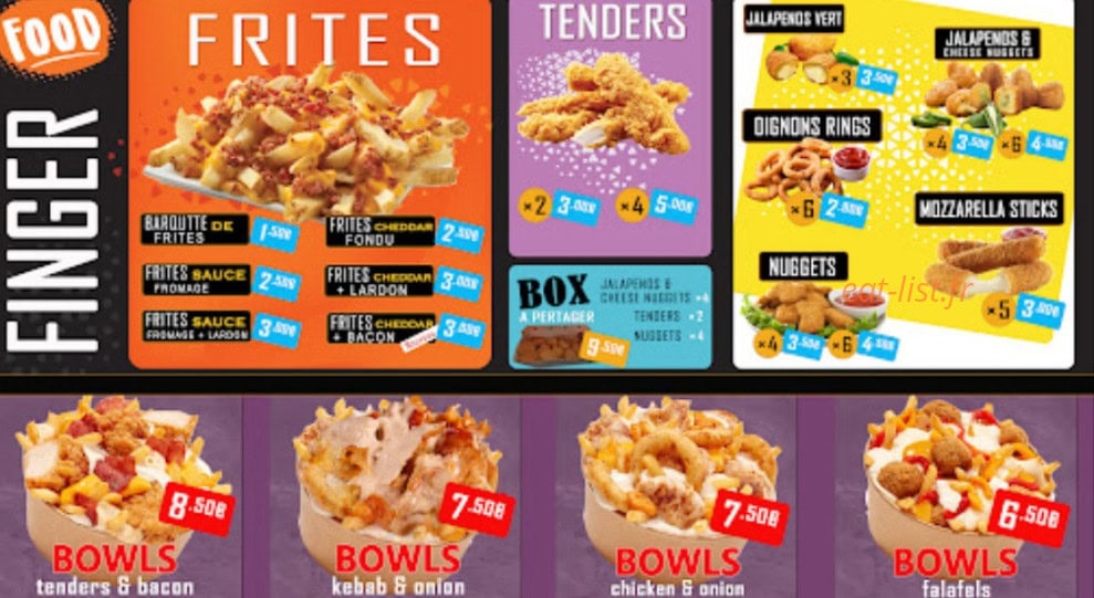 Food Sparks — carte page 7