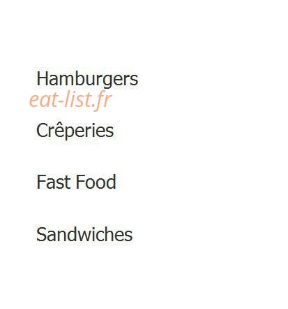 Foodside — carte page 1