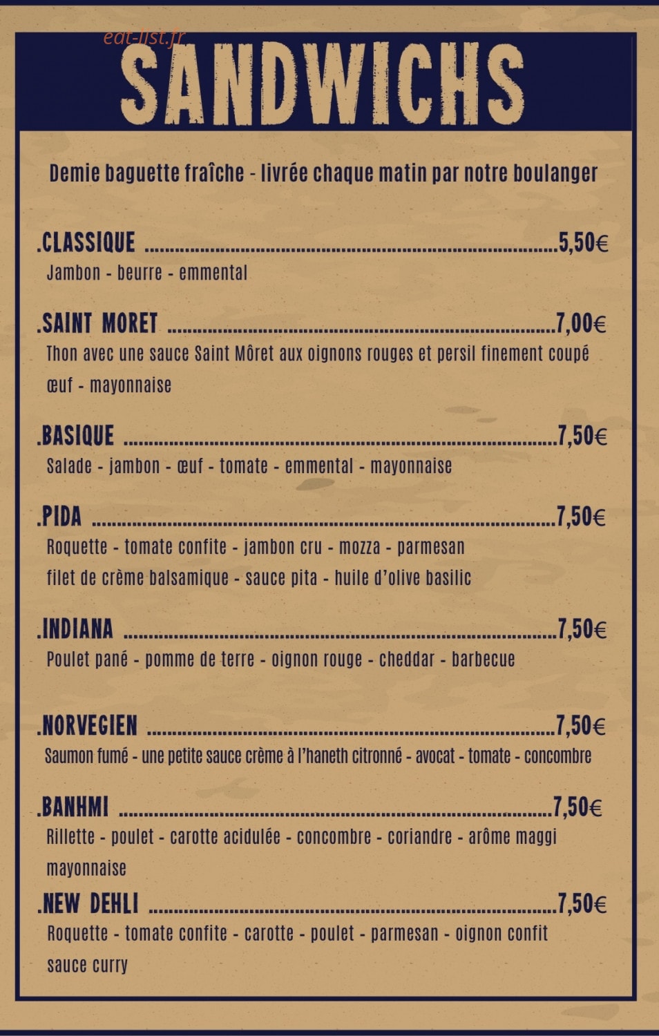 Freshkin — carte page 3