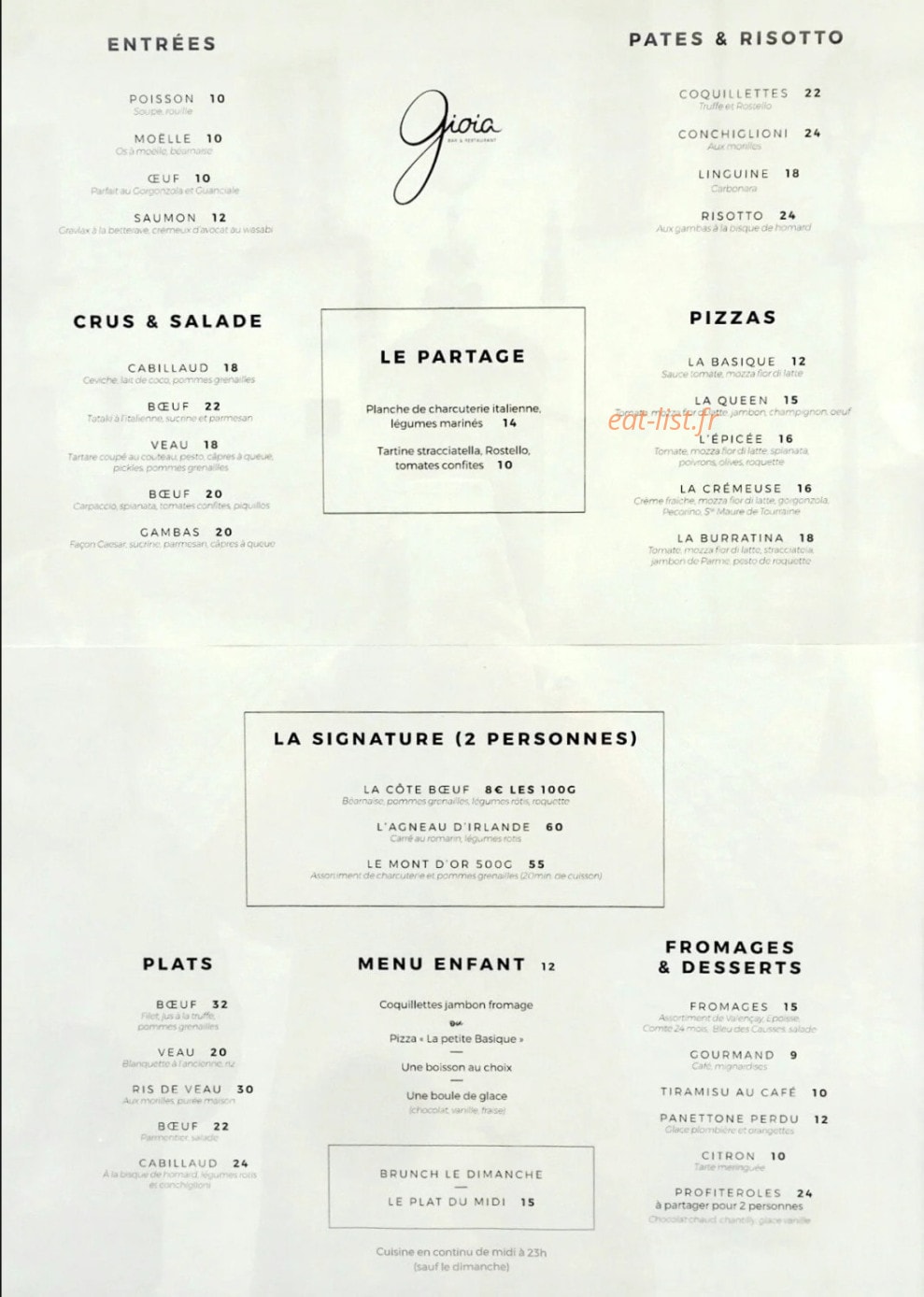 Gioia — carte page 1