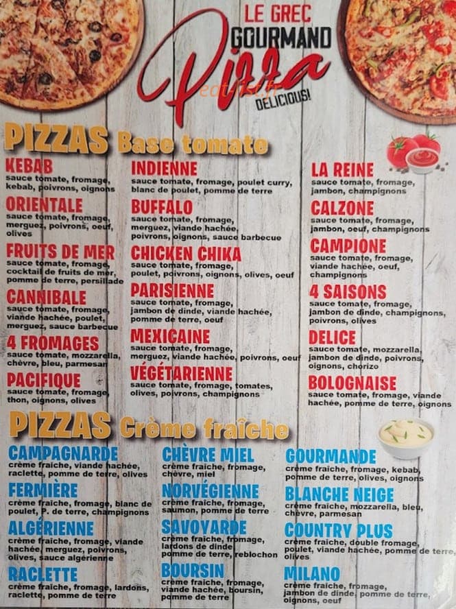 Grec Gourmand — carte page 3