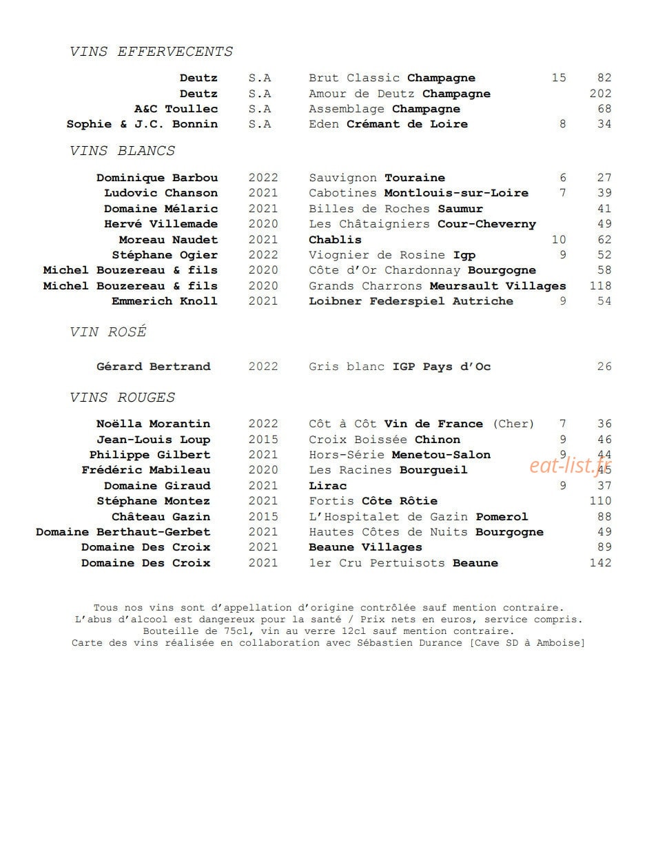 Gric — carte page 2