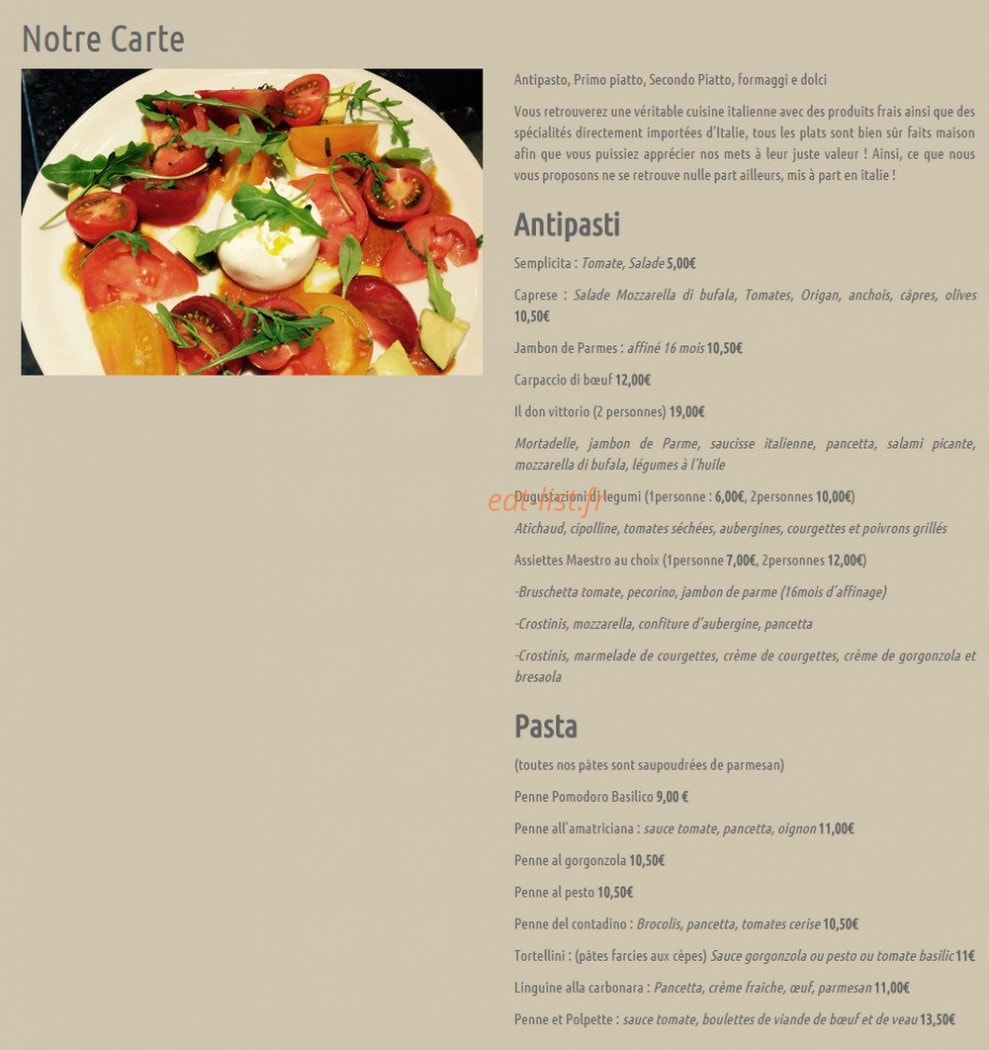 Il Don Vittorio — carte page 1