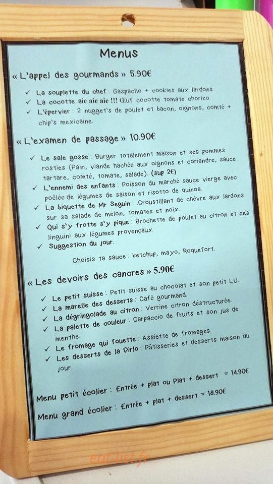 L'école des sales gosses — carte page 1