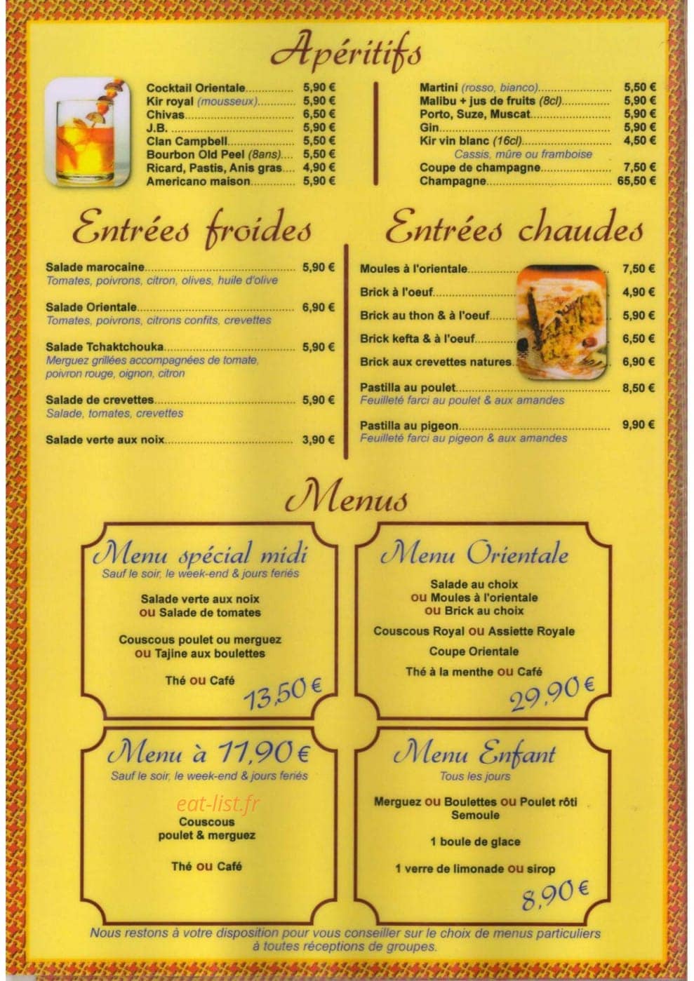 L'Orientale — carte page 2