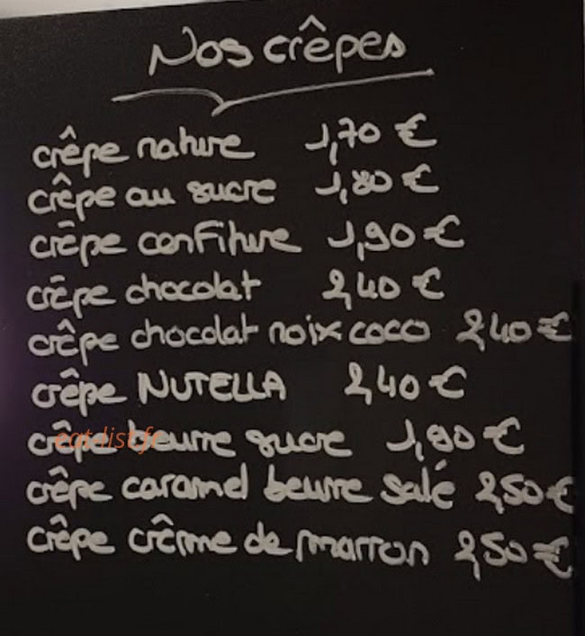 La Brioche Chaude — carte page 2