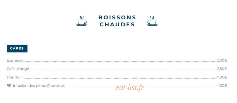 La Chopine — carte page 6