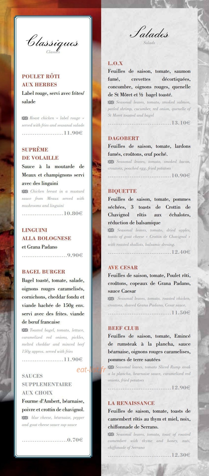 La Renaissance — carte page 8