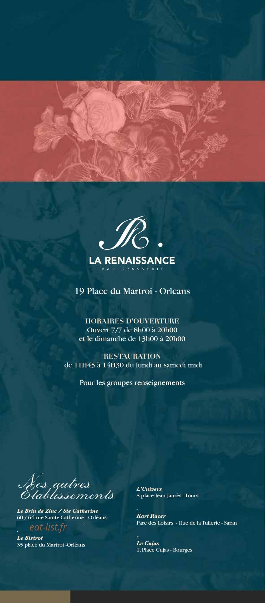 La Renaissance — carte page 12