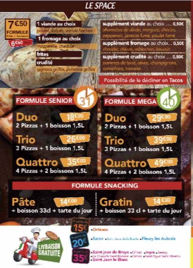 La Villa — carte page 6