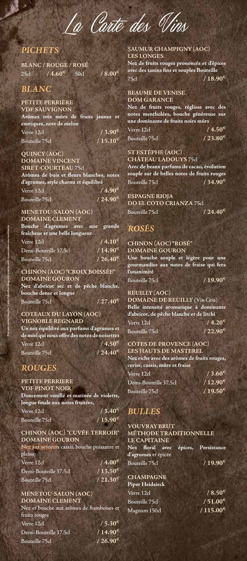 Le Brin de Zinc — carte page 11