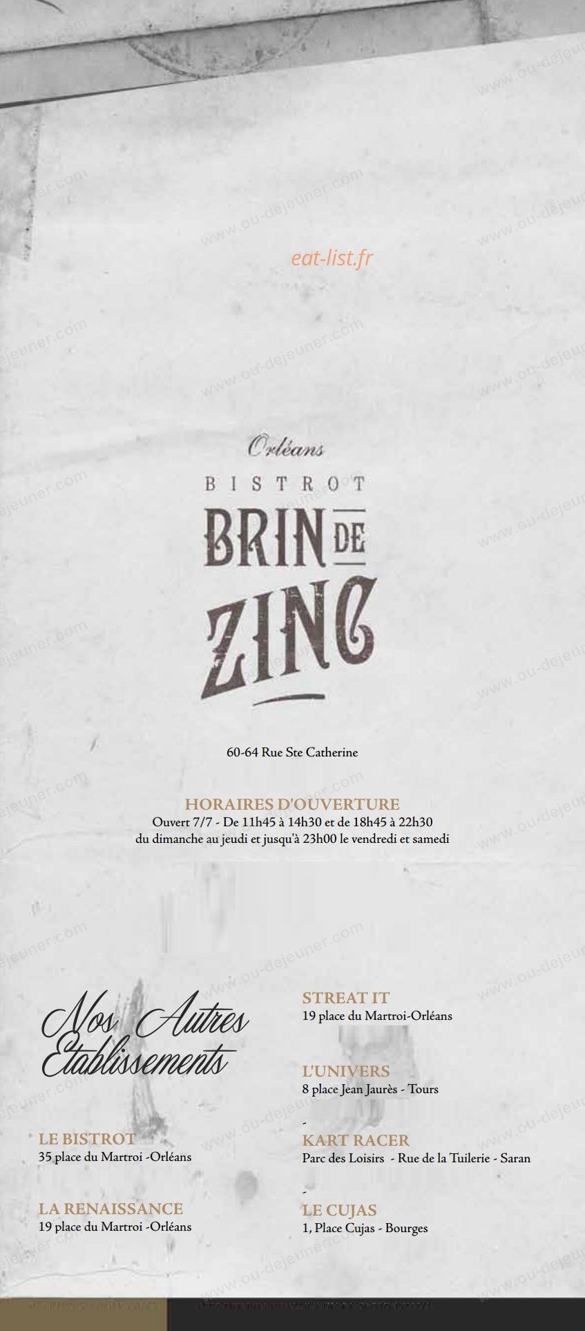 Le Brin de Zinc — carte page 12