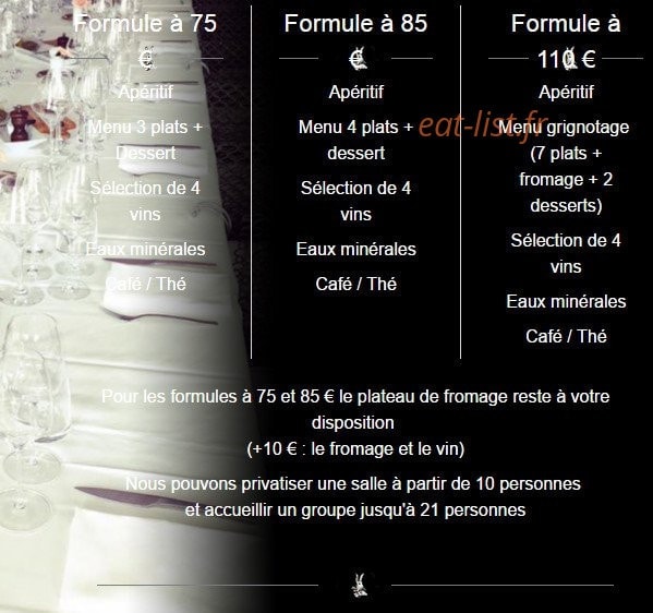 Le Lièvre Gourmand — carte page 2