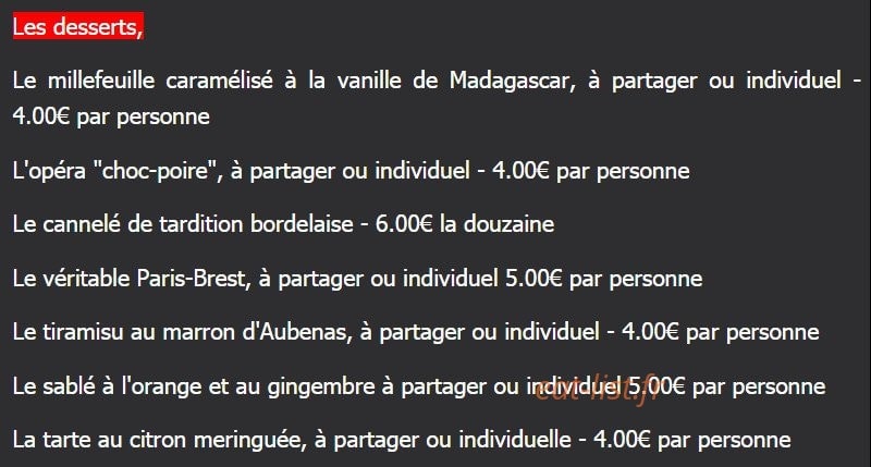 Le Lift — carte page 5
