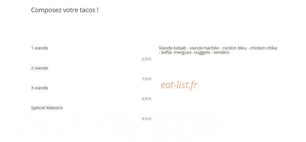 Le Maestro — carte page 1