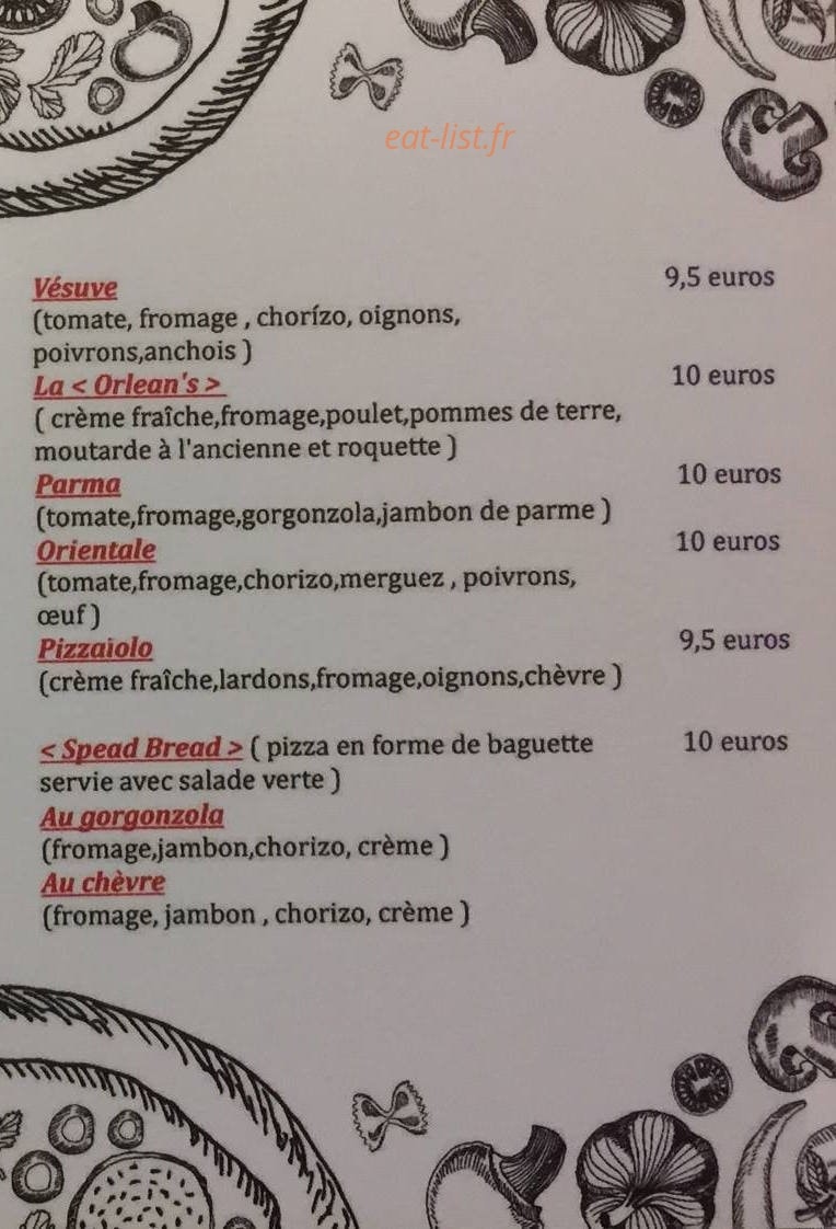 Le Orlean's — carte page 3