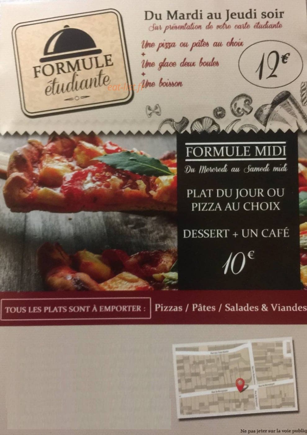 Le Orlean's — carte page 1