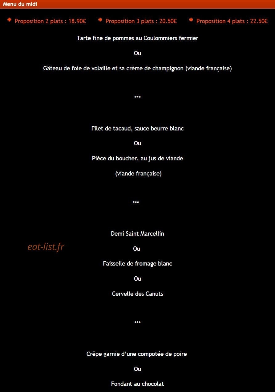 Le Petit Gone — carte page 3