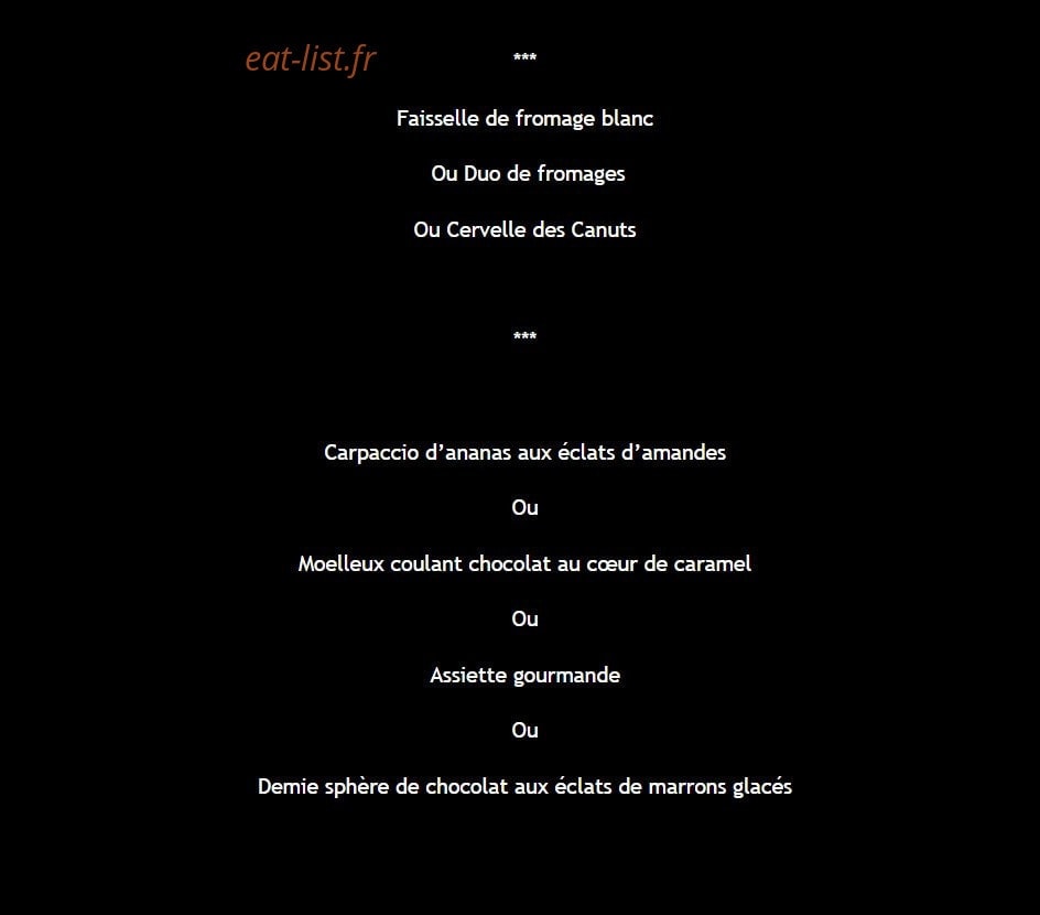 Le Petit Gone — carte page 2