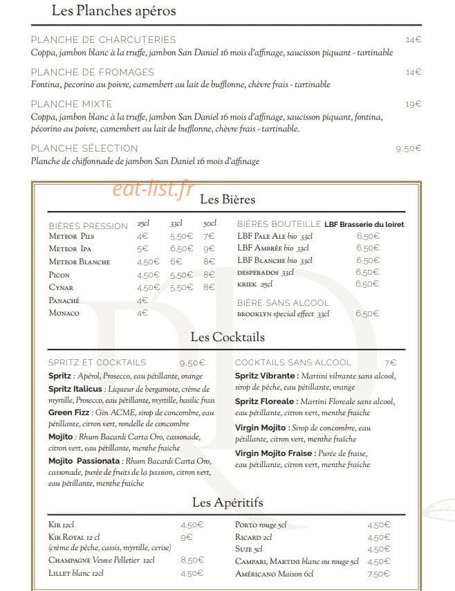 Le Rive Droite — carte page 1