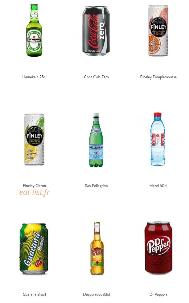 Les Burgers du boucher — carte page 4