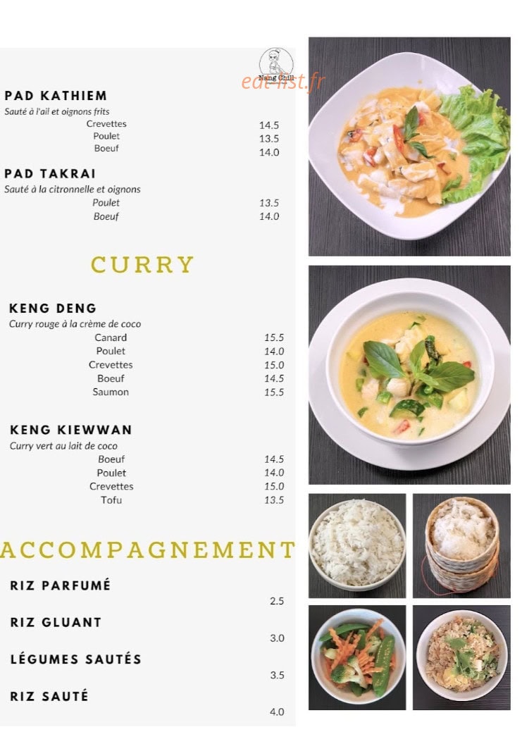 Nang Chill — carte page 3