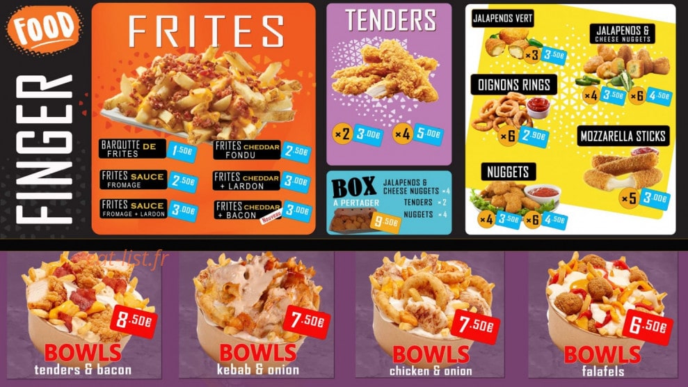 Only tacos — carte page 4