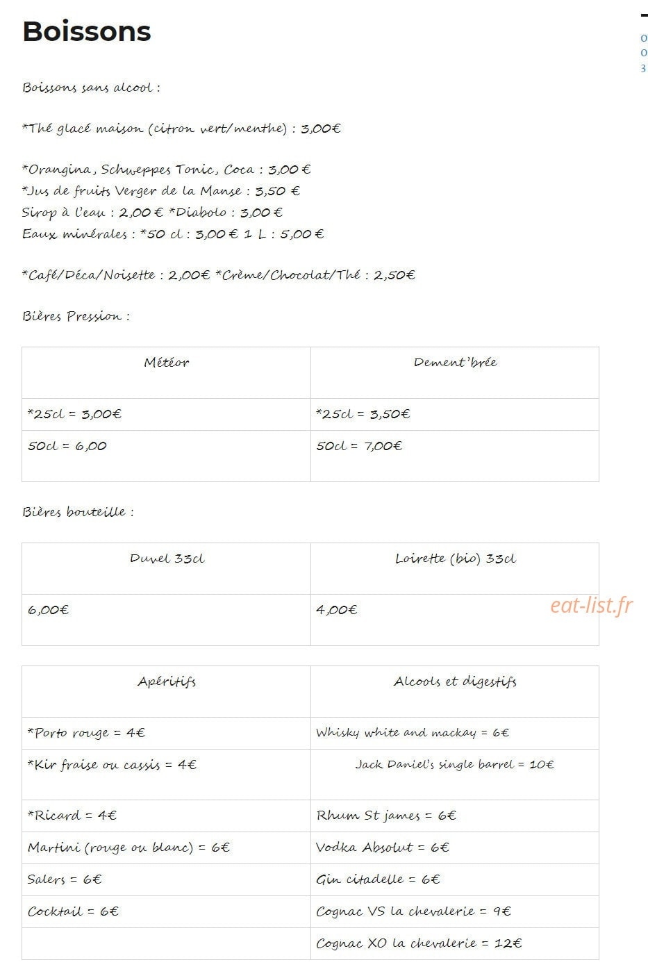OSARE etc — carte page 3
