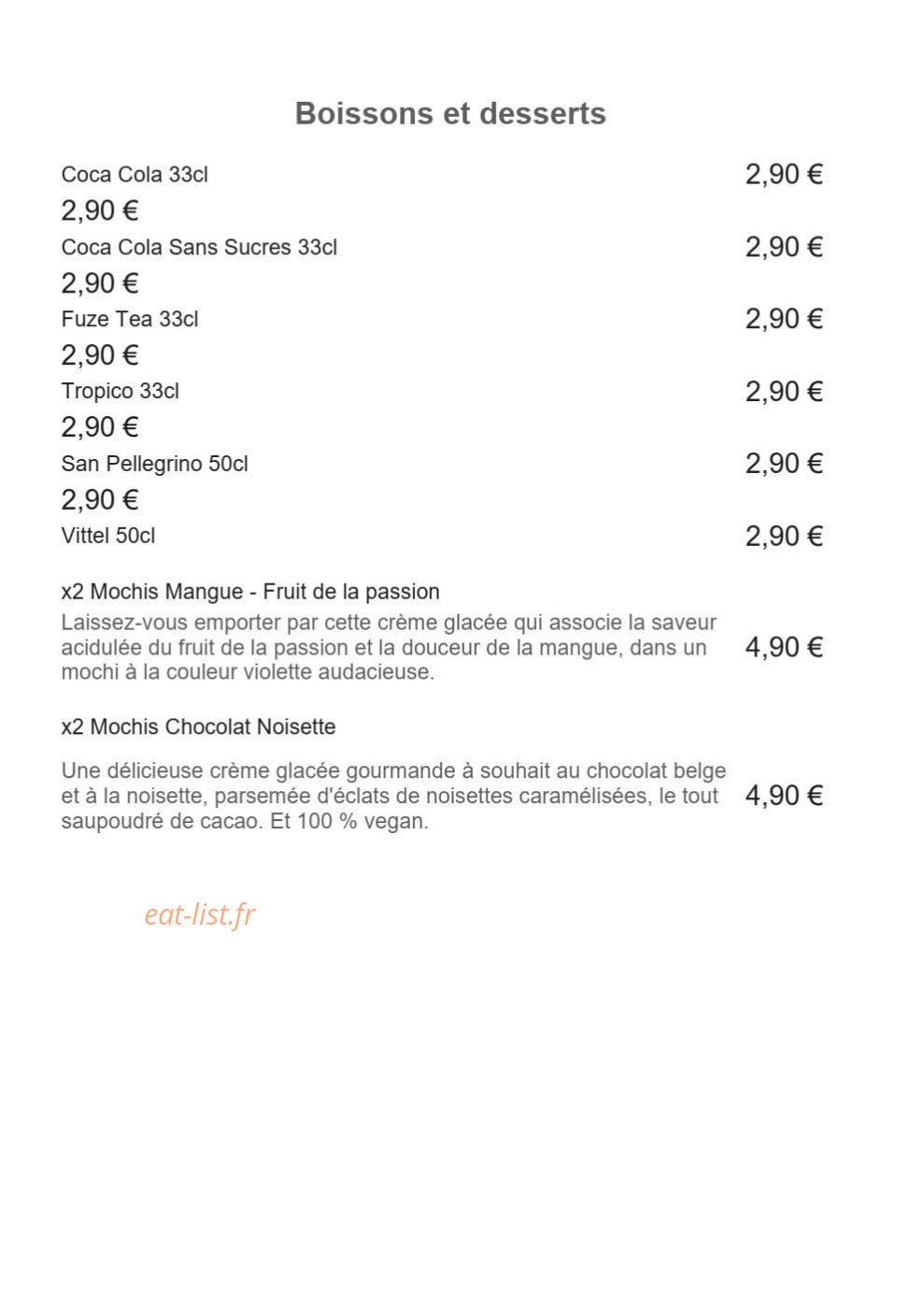 Out Fry — carte page 6