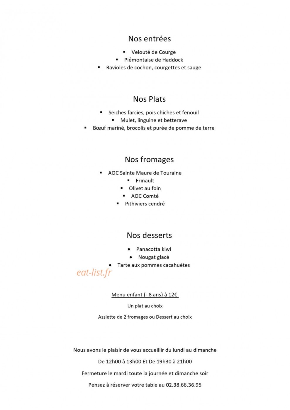 Papilles en Herbes — carte page 2