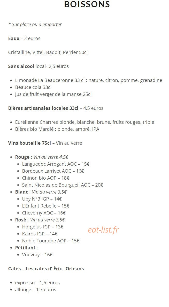 Petite Saison — carte page 3