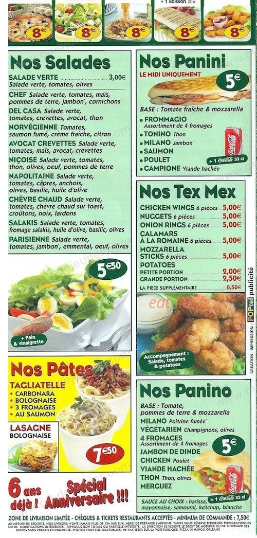 Pizza Di Napoli — carte page 5