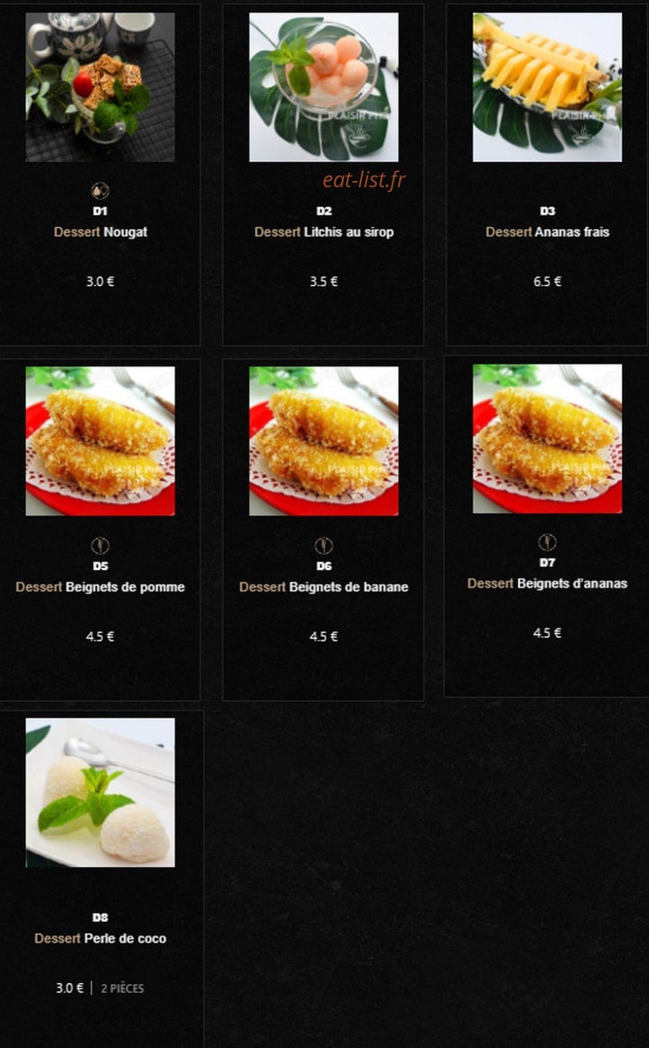 Plaisir Pho — carte page 7