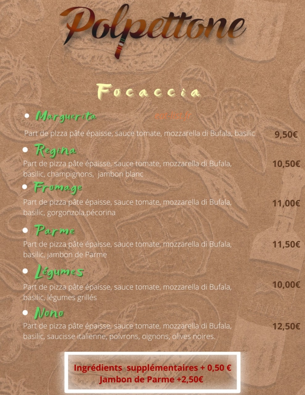 Polpettone — carte page 2