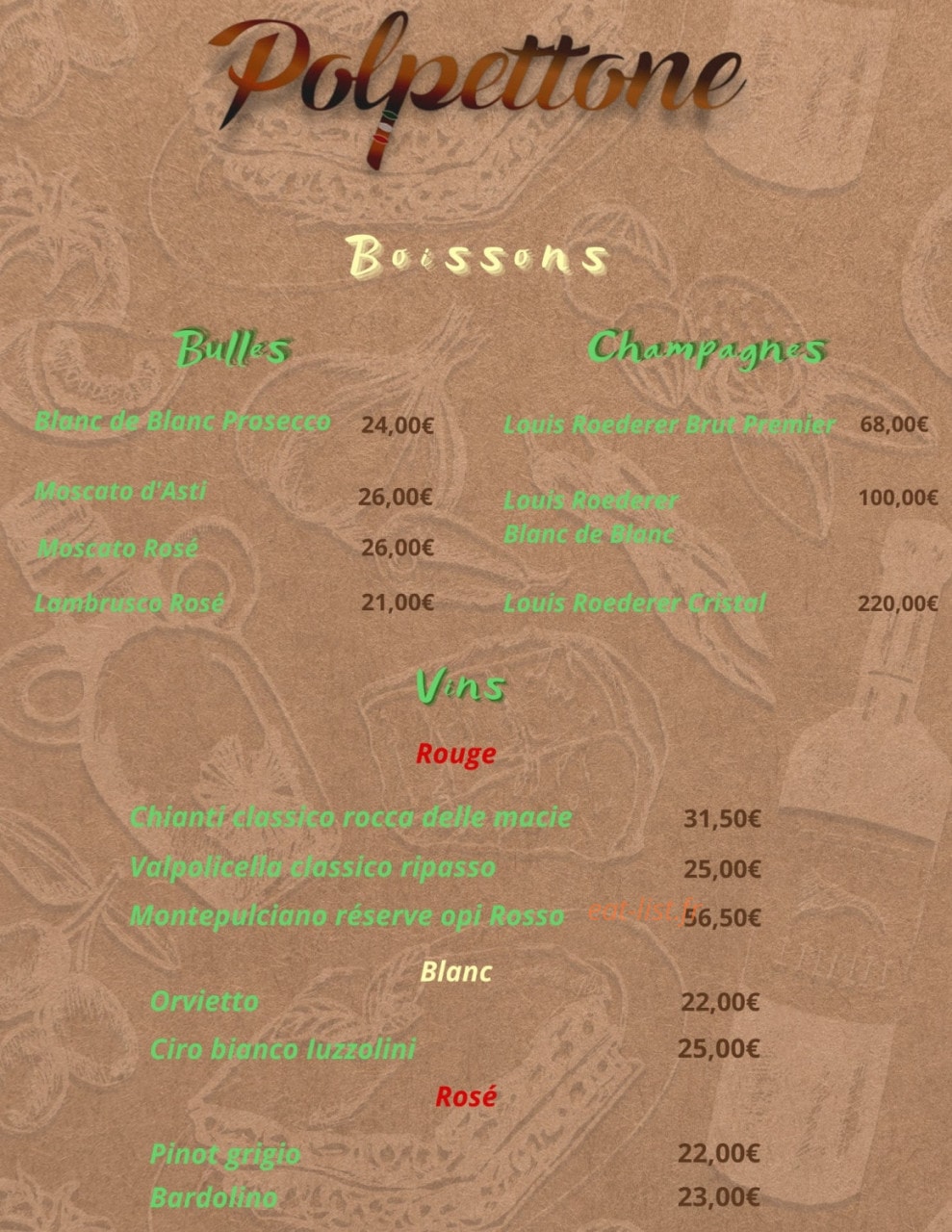 Polpettone — carte page 6