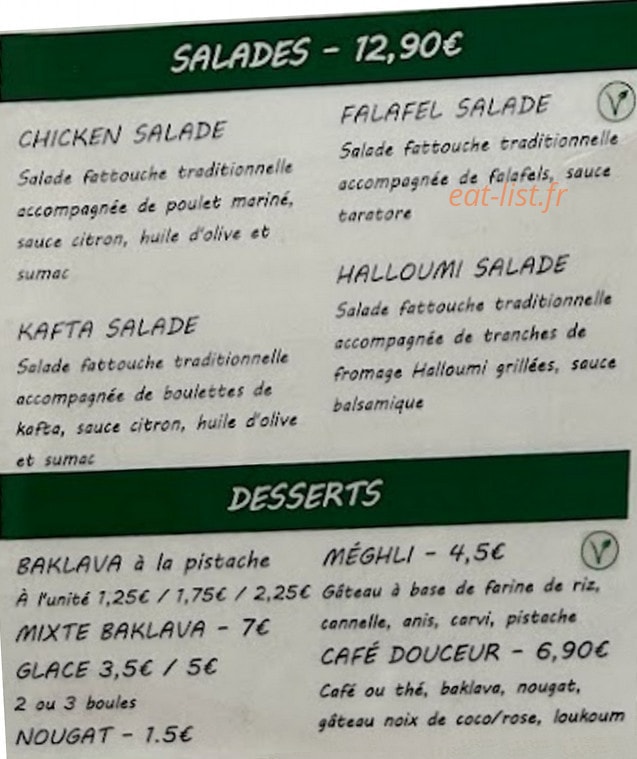 Sahtayn Mets Libanais — carte page 5