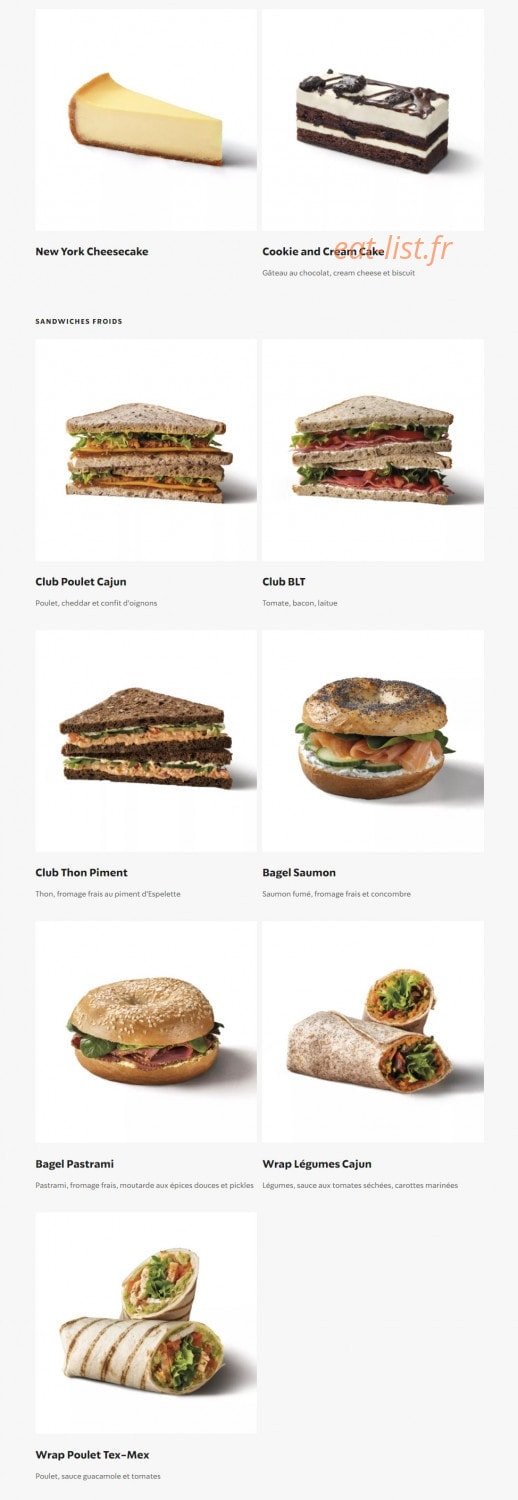 Starbucks — carte page 12