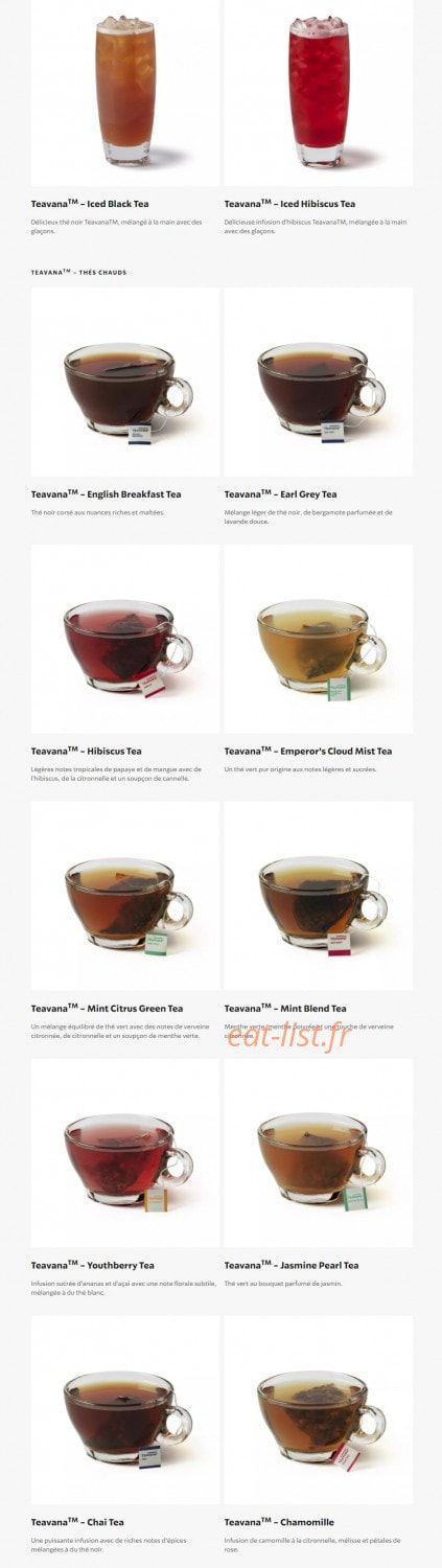 Starbucks — carte page 7
