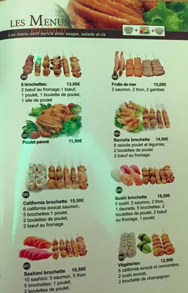 Sushi Ninja — carte page 5