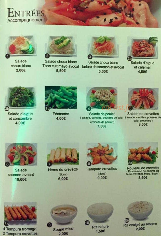 Sushi Ninja — carte page 4