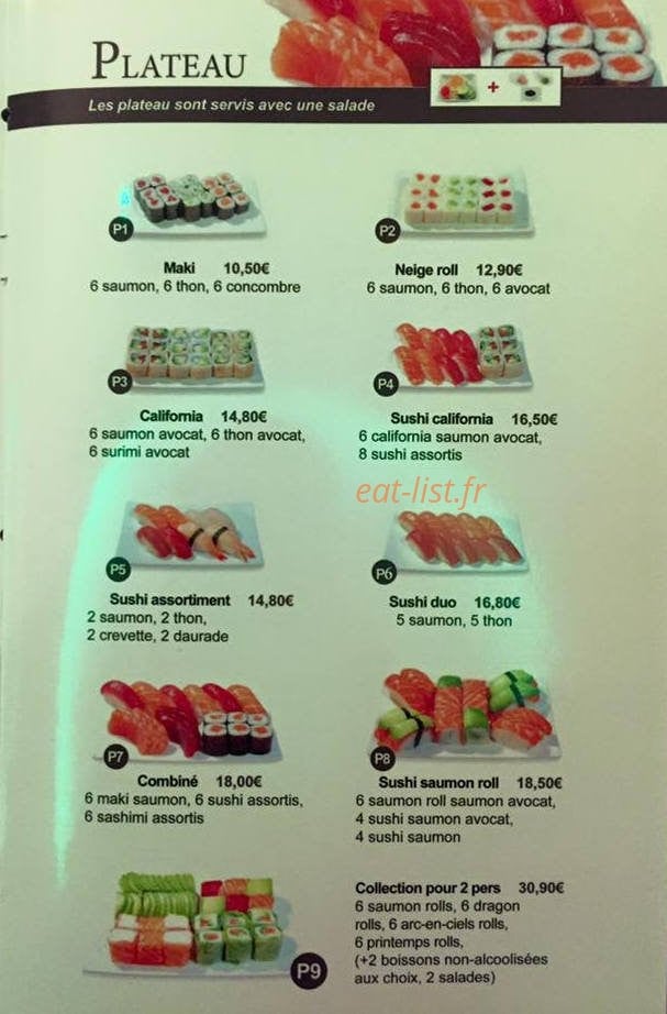 Sushi Ninja — carte page 7