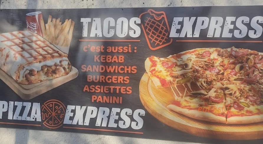 Tacos et pizza express — carte page 1