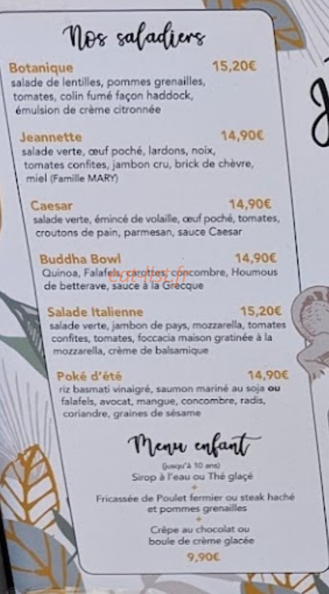 Tante Jeanne — carte page 1