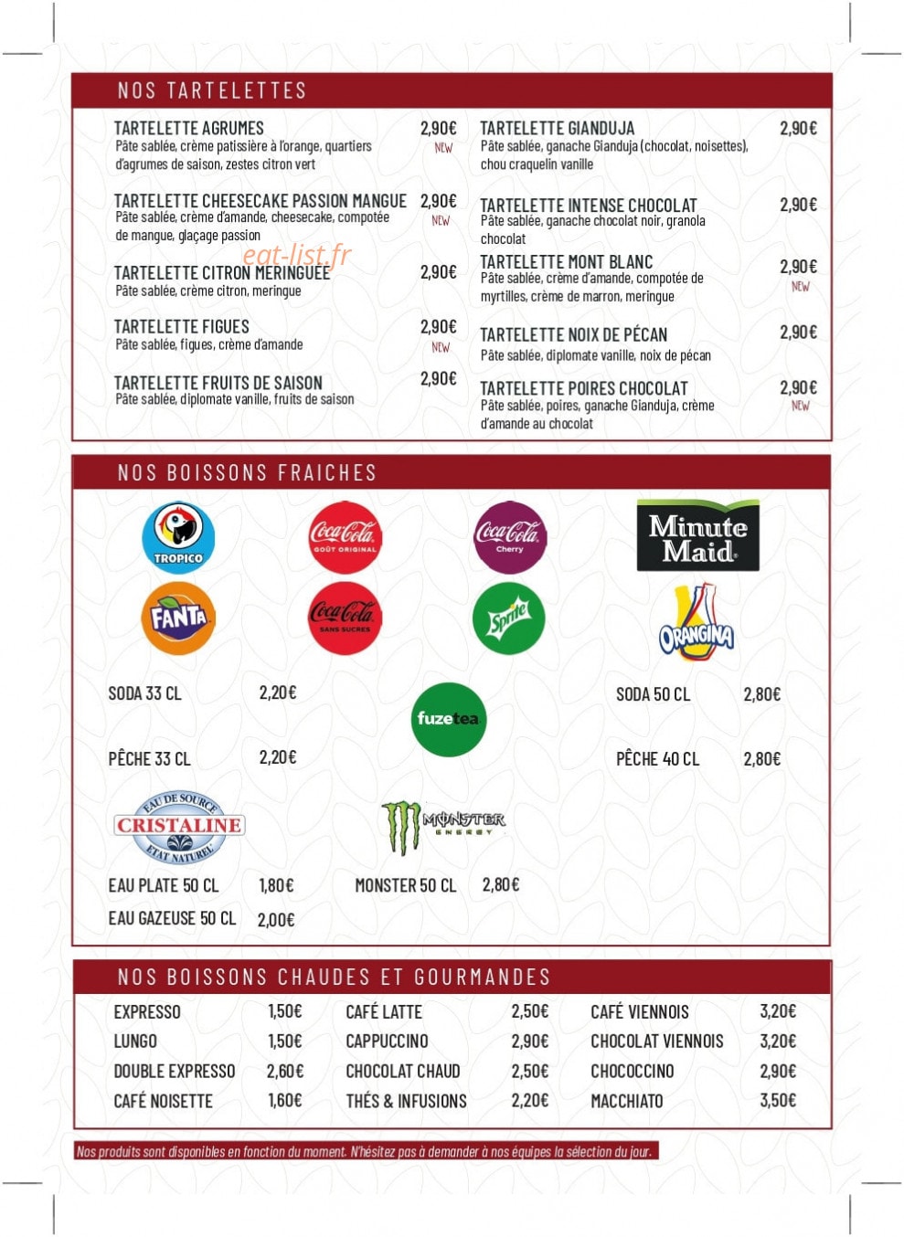 L'atelier Papilles — carte page 7