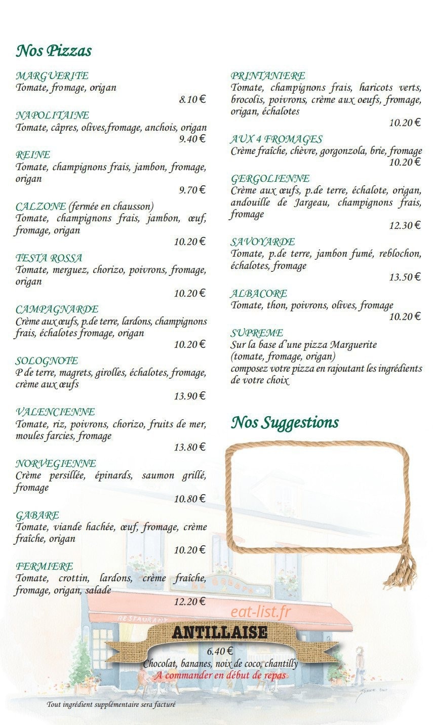 La Gabare — carte page 6