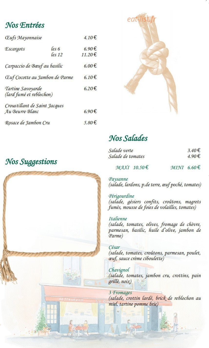 La Gabare — carte page 5