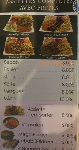 New Kebab Pacha — carte page 3