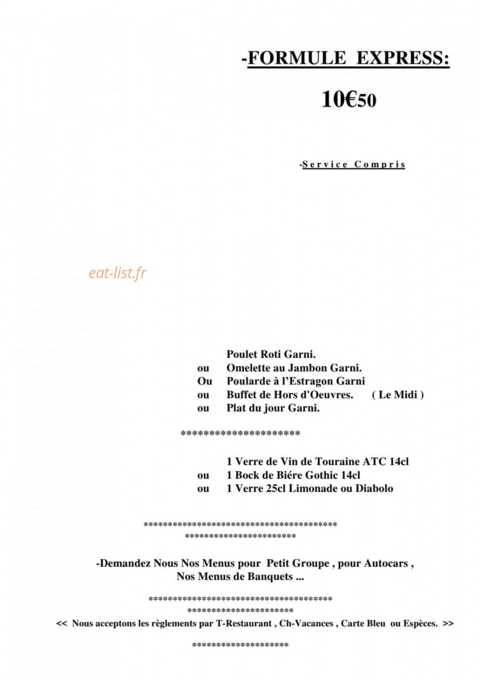 Hôtel de la place — carte page 2